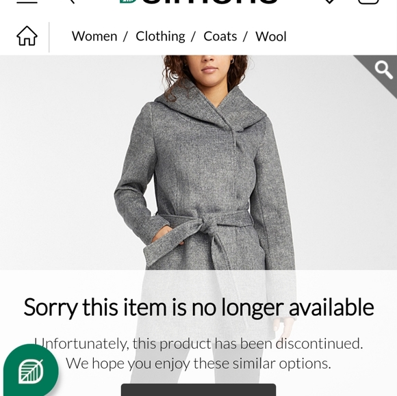 twik exclusive SIMONS - Fall wool coat - Medium - Picture 8 of 9